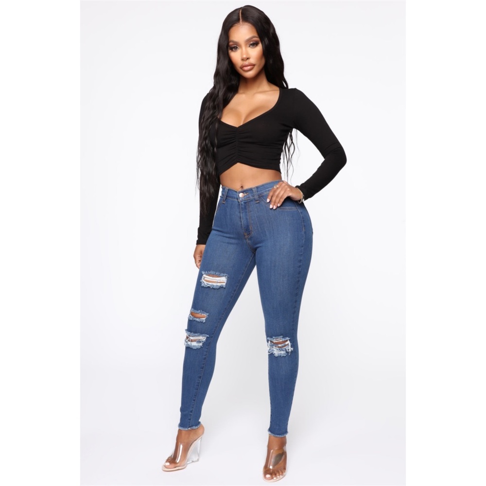 Fashion Nova High-Rise Jeans